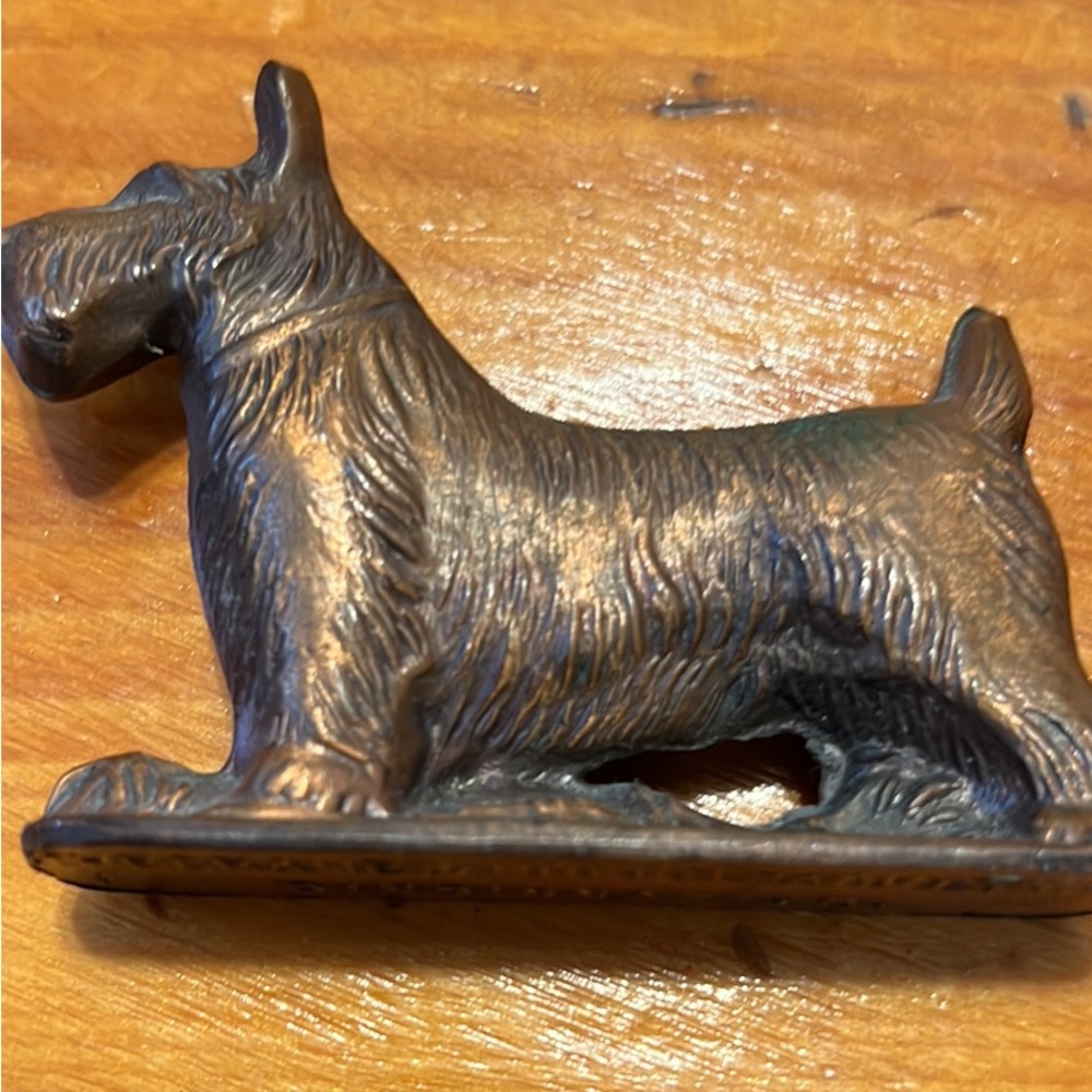 Antique advertising paperweight